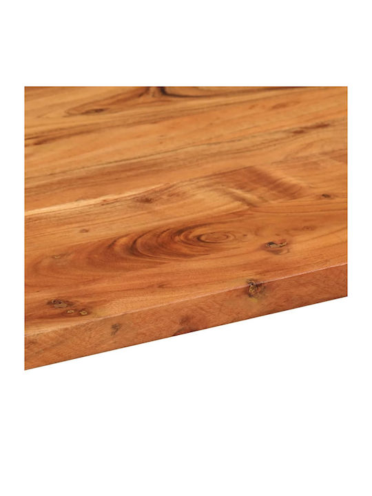vidaXL Oval Table Surface made of Solid Wood Acacia wood solid wood 110x40x3.8cm 370095 1pcs