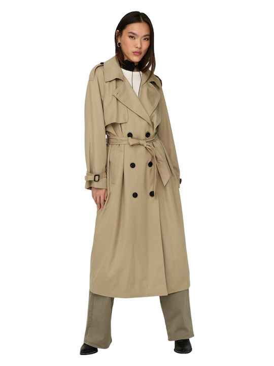 Chloe Women's Tannin Beige Trench Coat
