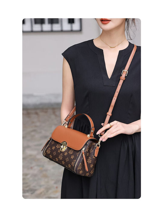 Leather Women's Bag Handbag Brown