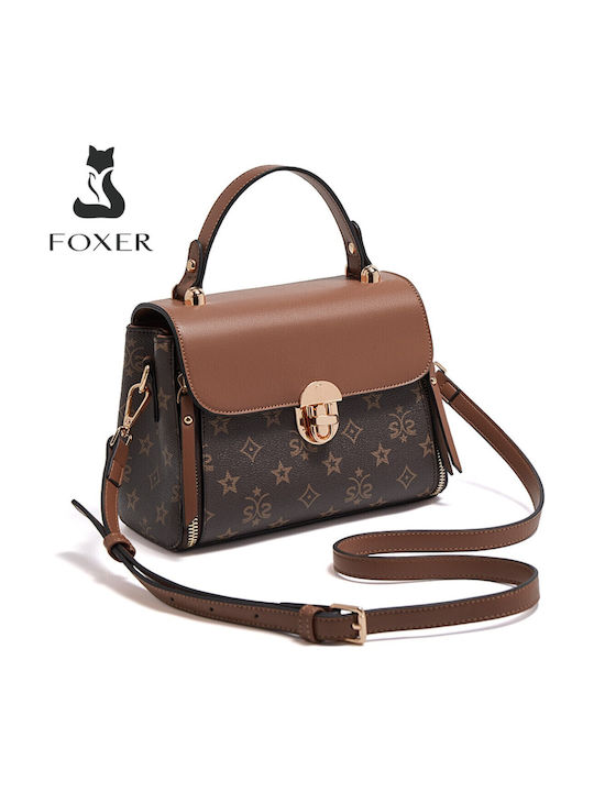 Leather Women's Bag Handbag Brown