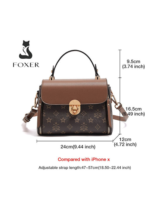 Leather Women's Bag Handbag Brown