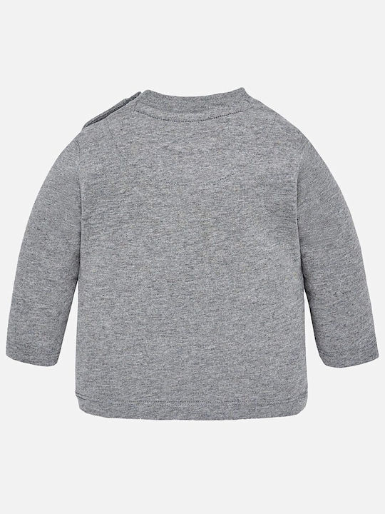 Mayoral Kids Blouse Long Sleeve Gray