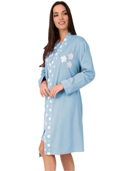 Tres Chic Winter Women's Robe with Nightdress Ciell