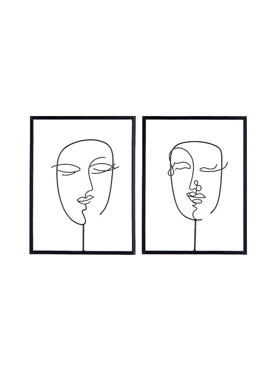ArteLibre Metallic Photo Frame with Black Frame
