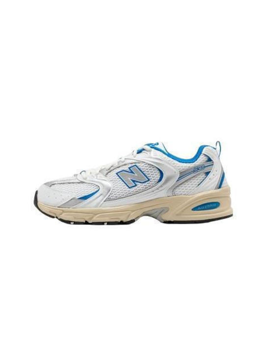 New Balance 530 Γυναικεία Sneakers White / Blue Oasis