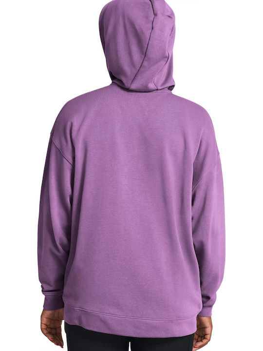 Under Armour Ua Rival Terry Women's Hooded Cardigan Purple