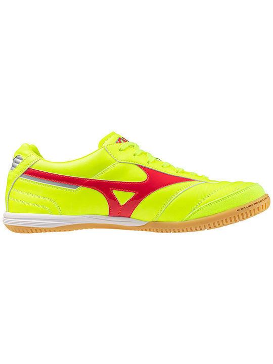 Mizuno Morelia Sala Elite IN Low Football Shoes Hall Yellow