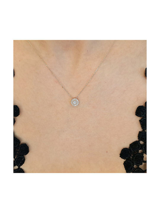 Kosmima Michalis Necklace Rosette from Rose Gold 14K