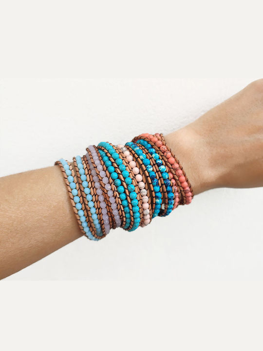 Theodora's Jewellery Damen Set Armbänder aus Leder