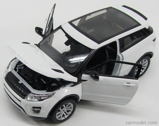Welly Land Rover Range Evoque Φιγούρα Μοντελισμού Αυτοκίνητο Λευκή σε Κλίμακα 1:24