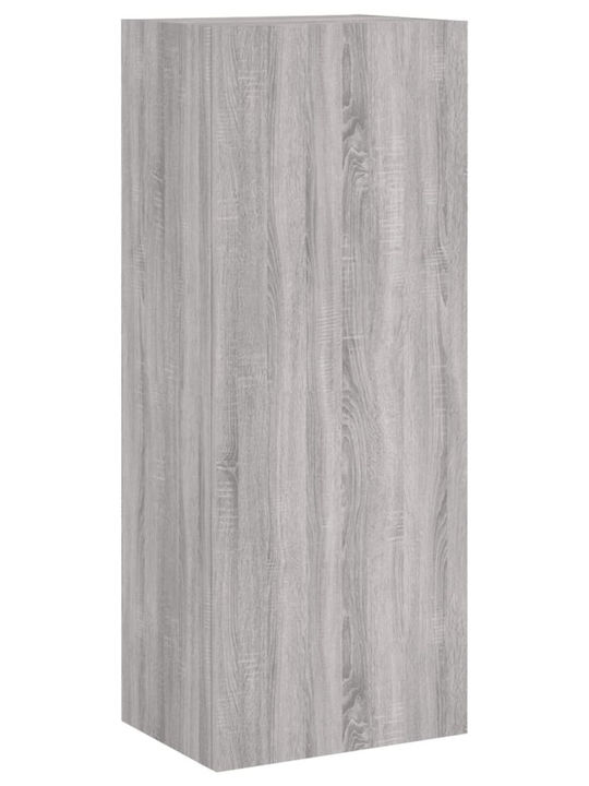 Wohnzimmer TV-Einheit Grey Sonoma L80xB30xH102cm