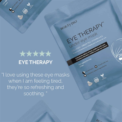 Beauty Pro Eye Therapy Μάσκα Ματιών για Αντιγήρανση με Πράσινο Τσάι 3τμχ