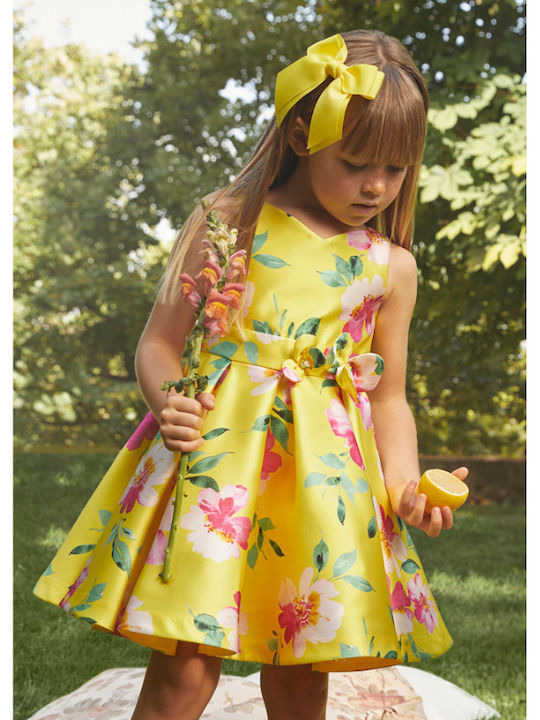 Abel & Lula Παιδικό Φόρεμα Κιτρινο
