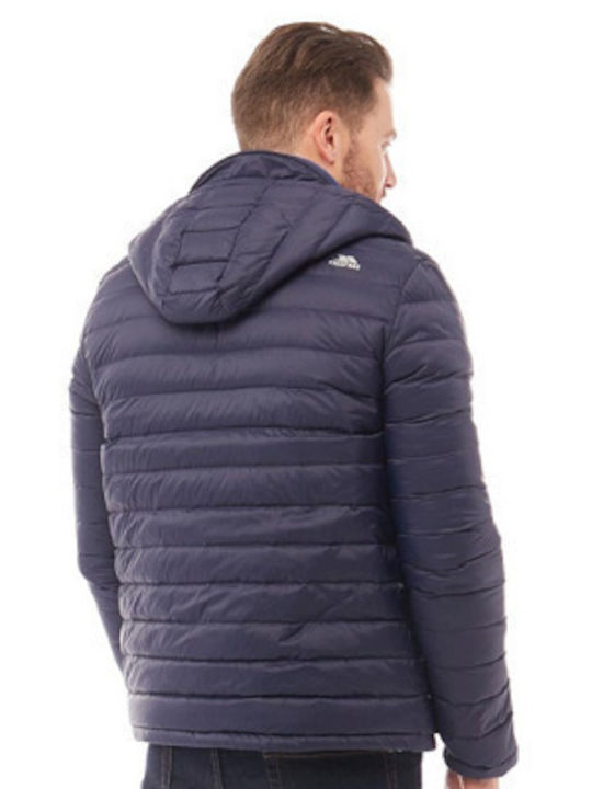 Trespass Packaway Herren Winter Jacke Puffer Μπλε