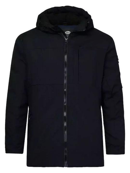 Petrol Industries Herren Winter Jacke Lässig Schwarz