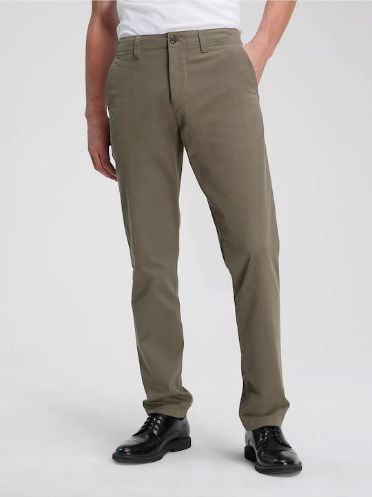 Παντελόνι Chino σε Slim Εφαρμογή Χακί