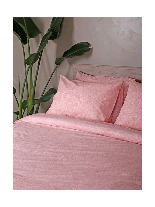 Sunshine Feelings 2040 Σετ Μαξιλαροθήκες με Φάσα Pink 2040 50x70εκ.