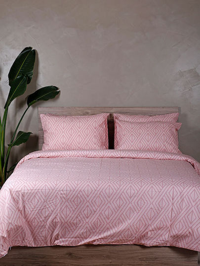 Sunshine Feelings 2042 Kissenbezug-Set mit Umschlagumschlag Pink 2042 50x70cm.