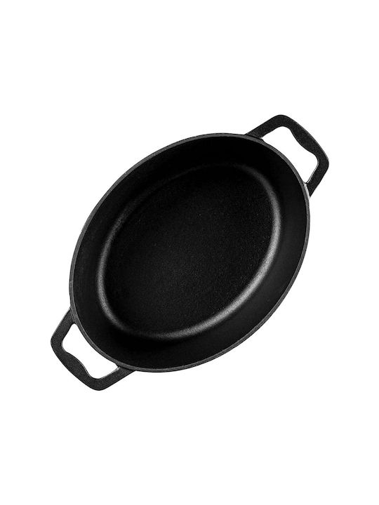 Muhler Tika Oală Ovală de Fontă 41x25cm 1buc