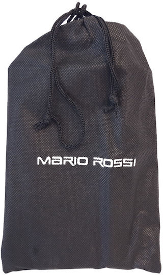 Mario Rossi Tobacco Pouch With Magnetic Clasp 15.5x8.5cm Brown