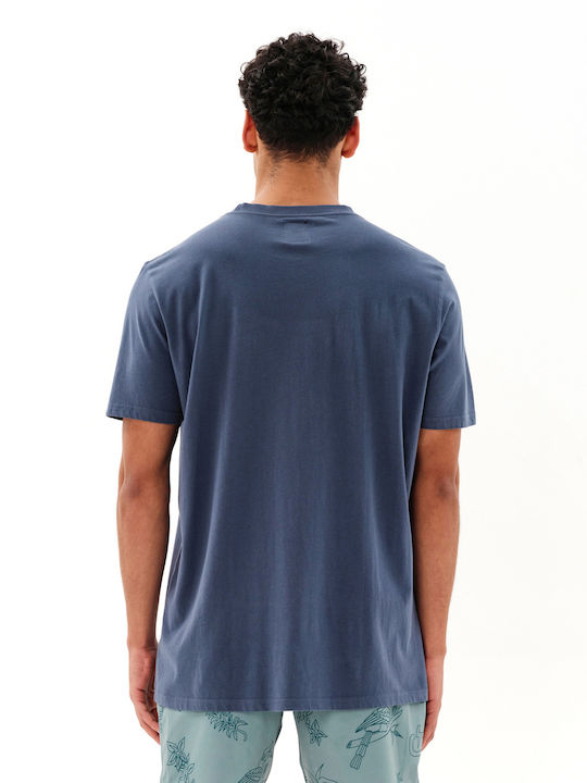 Emerson Ανδρικό T-shirt Κοντομάνικο Indigo Blue