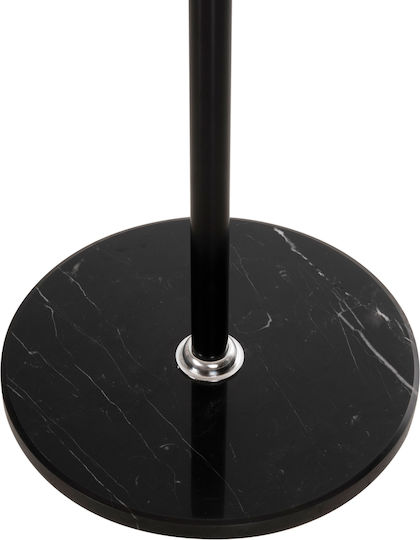 HomeMarkt Metallic Coat Rack Black 36x36x172cm