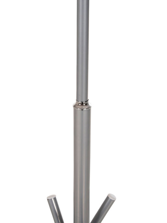 HomeMarkt Cuiere de podea Metal Argintiu 41x41x176cm