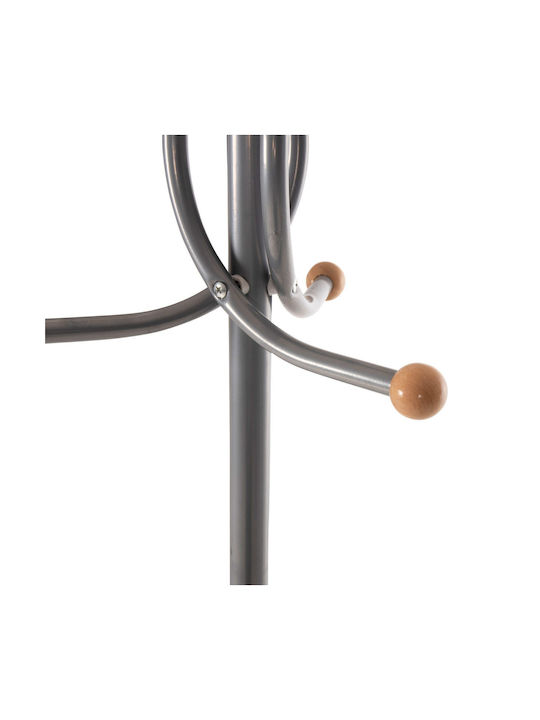 HomeMarkt Cuiere de podea Metal Argintiu 41x41x176cm