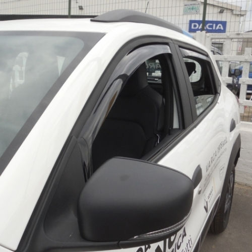 Farad Set of Windbreakers Front Car for Dacia Spring 2021 2pcs