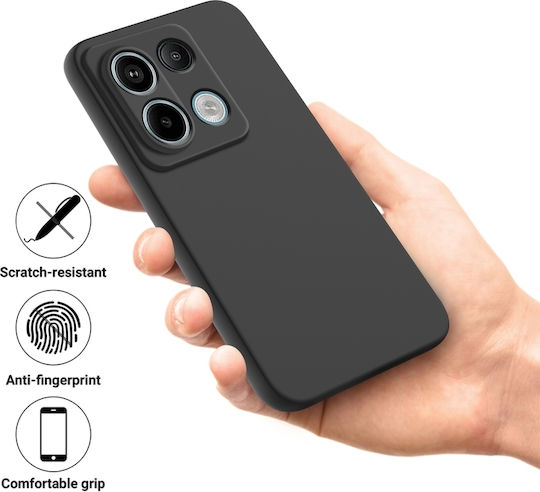 Back Cover Σιλικόνης Μαύρο (Moto G22)
