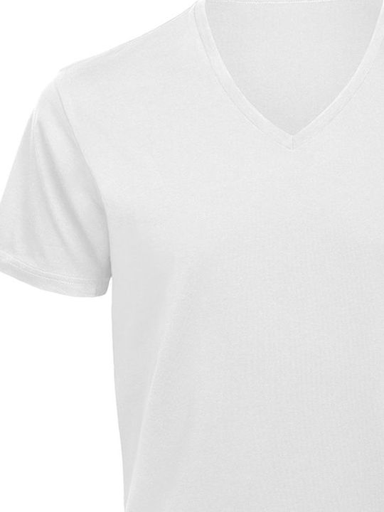 B&C Inspire V T Men's Short Sleeve Promotional T-Shirt White TM044-001