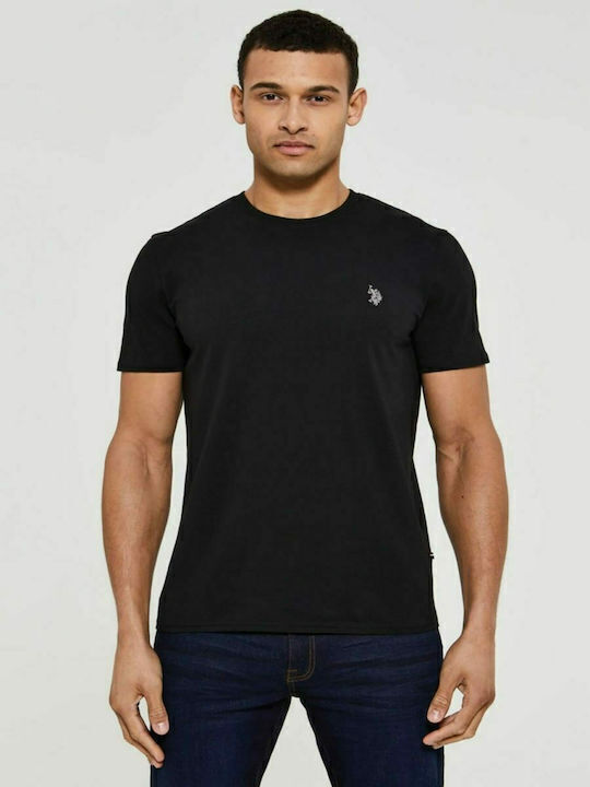 Polo Short Sleeve Black Blouse