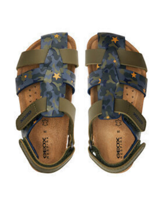 Geox Παπουτσοπέδιλα B Sandal Chalki Πράσινα