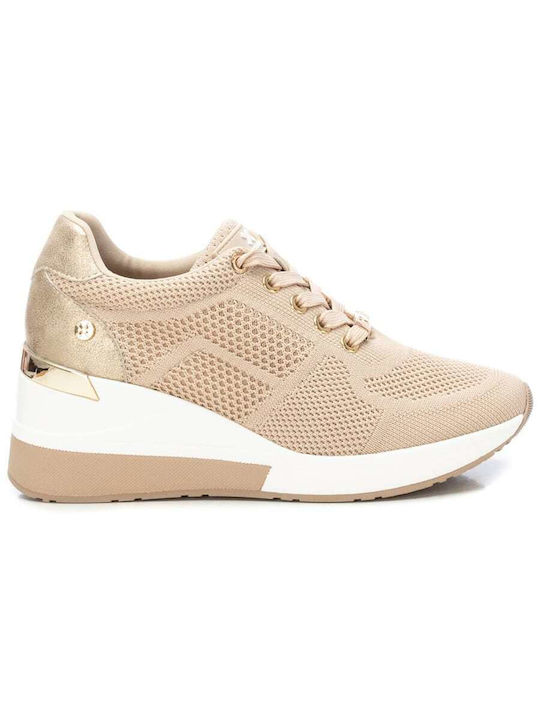 Xti Damen Sneakers Beige