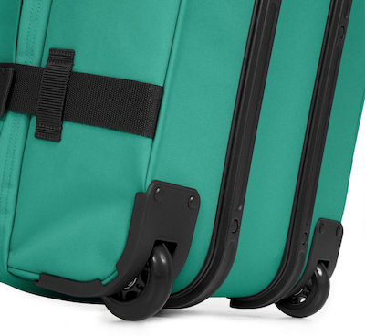 Eastpak Transit'r Medium Travel Suitcase Botanic Green with 4 Wheels Height 67cm