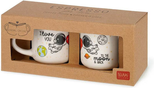Legami Milano Set Tassen Espresso 2Stücke Legami Milano Set Tassen Espresso 2Stücke