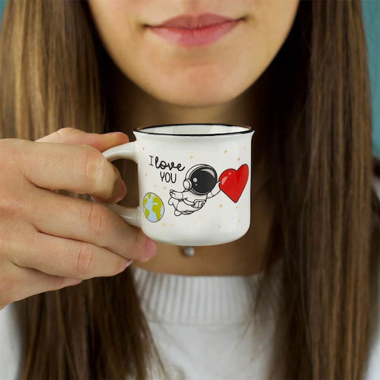Legami Milano Set Căni Espresso din Porțelan Albe 50ml 2buc