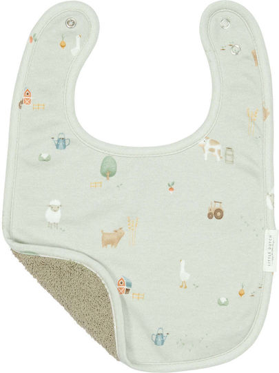 Little Dutch Little Farm Bib Fabric with Button Green