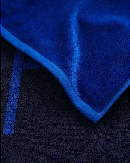 Gant Beach Towel Cotton Blue 180x100cm.