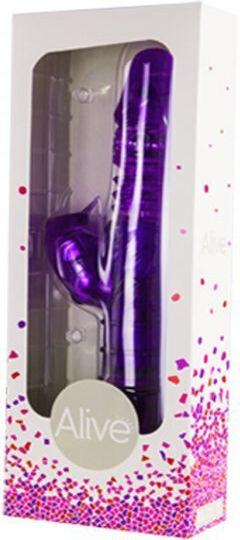 Adrien Lastic Alive Piston Follies Vibrator Kaninchen 29cm Purple