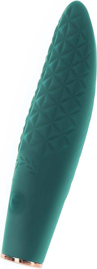 ToyJoy Alyssa Δονητής Bullet Textured Stimulator Vibrator Green Πετρόλ