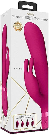 Vive Chou Δονητής Rabbit Rabbit Vibrator 22.3cm Pink