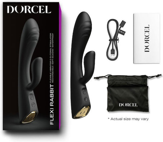Dorcel Δονητής Rabbit 21.2cm Μαύρος