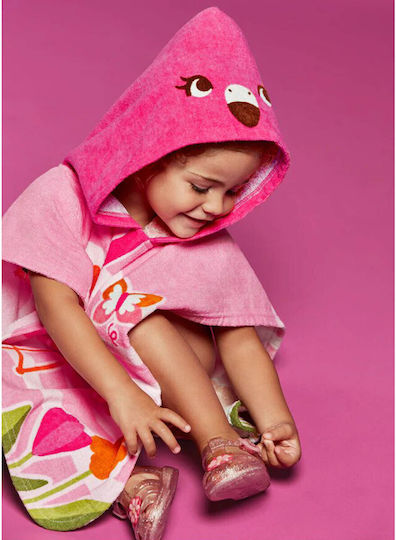 Mayoral Kids Beach Poncho Flamingo Fuchsia 55 x 55cm