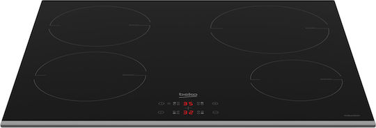 Beko HII 64402 MTX Induction Cooktop Autonomous with Child Lock Function 59x52εκ.