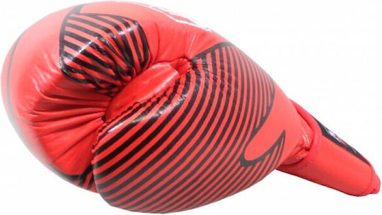 Sport Masters Boxhandschuhe aus Leder Rot