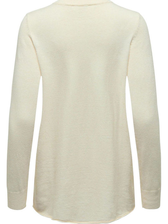 Only Libi Blouse Whitecacp Grey - Melange