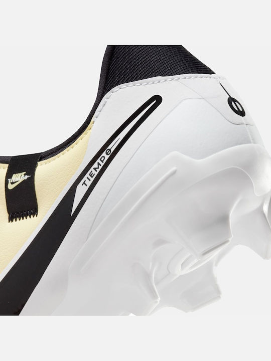 Nike Tiempo Legend 10 Academy Футболни Обувки с Бутони Бяло / Ярко Малиново / Черно