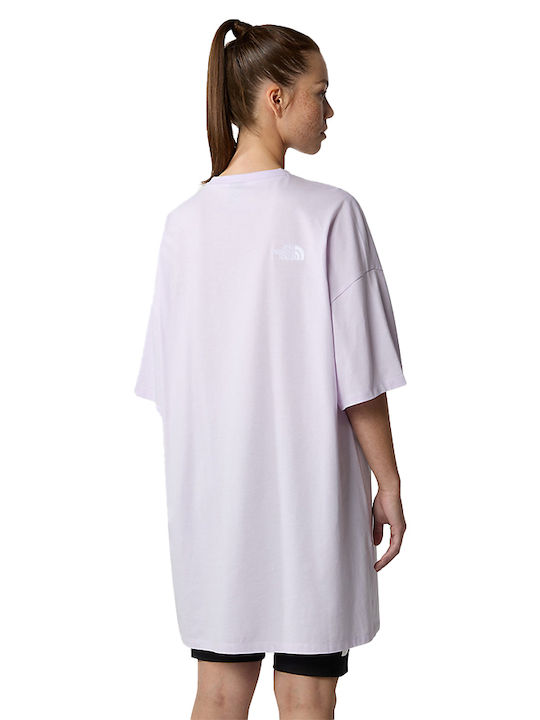 The North Face Dome Mini T-Shirt Kleid Lavender