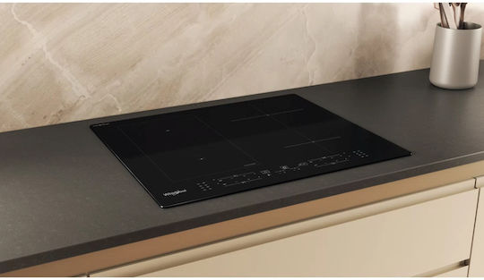 Whirlpool Επαγωγική Εστία Αυτόνομη με Λειτουργία Κλειδώματος 59x51εκ.